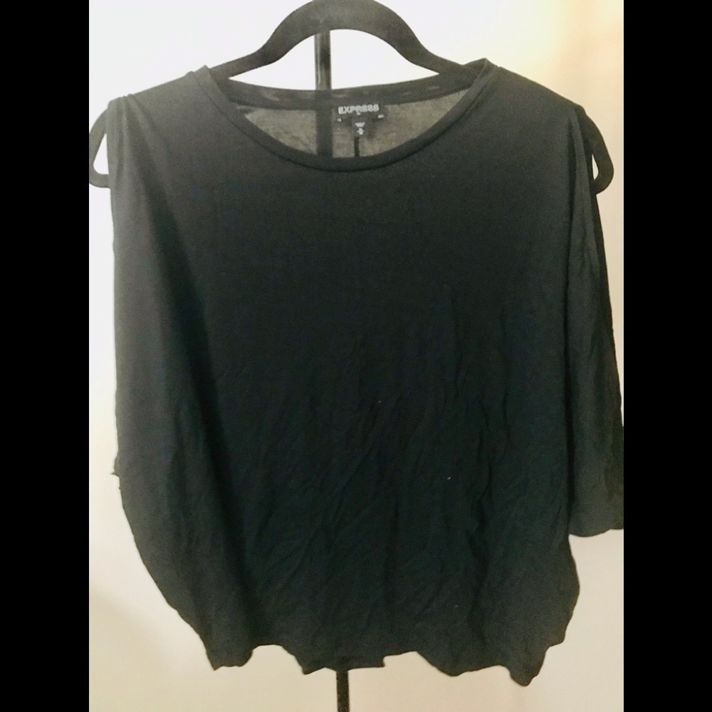 EXPRESS womens cropped sleeves blouse. Size medium